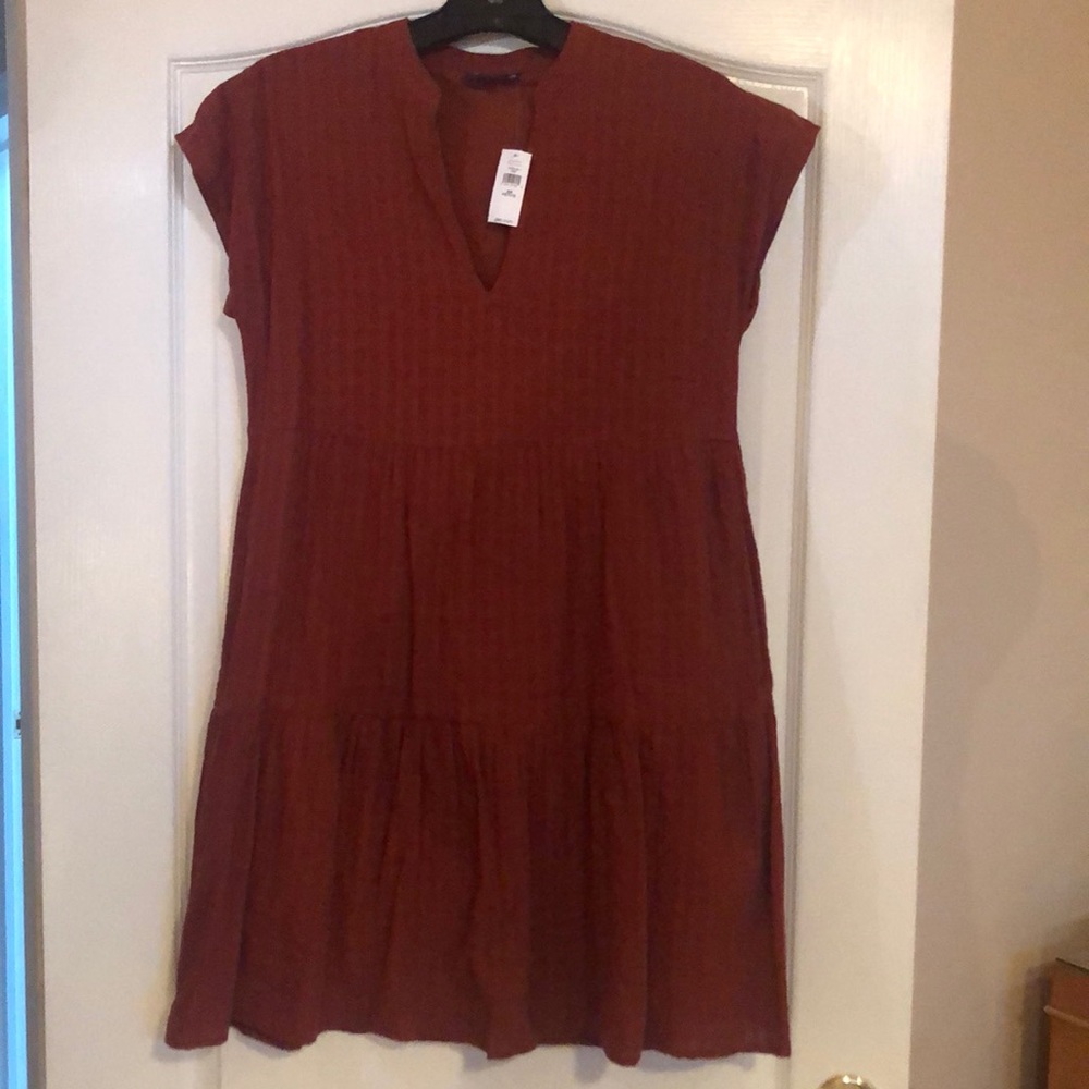 Gap spring mini dress. Rust color